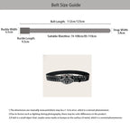 PENDRA Demiessa Leather Gothic Plus Size Belt