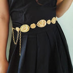 PENDRA Demielle Metal Conch Elegant Waist Chain Belt
