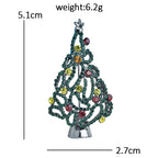 PENDRA Noelina Shining Christmas Tree Brooch