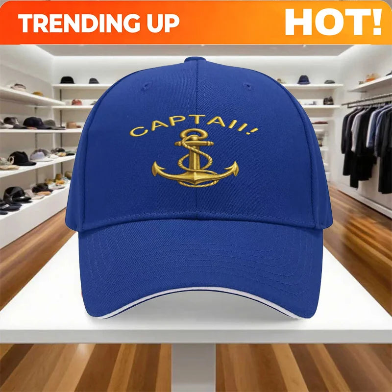 PENDRA Adjustable Captain Print Hat