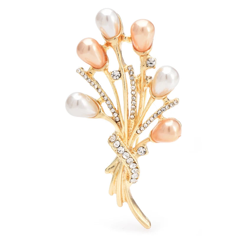 PENDRA Florielle38 Pearl Brooch