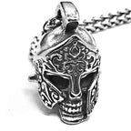 PENDRA Warrior Helmet Vintage Necklace