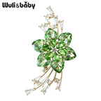 PENDRA Crystalia Luxury Crystal Flower Brooch