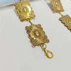 PENDRA Orlaene Metal Gold Western Luxury Waist Chain Belt