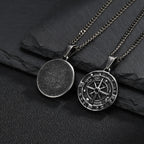 PENDRA Compass Antique Pendant Necklace