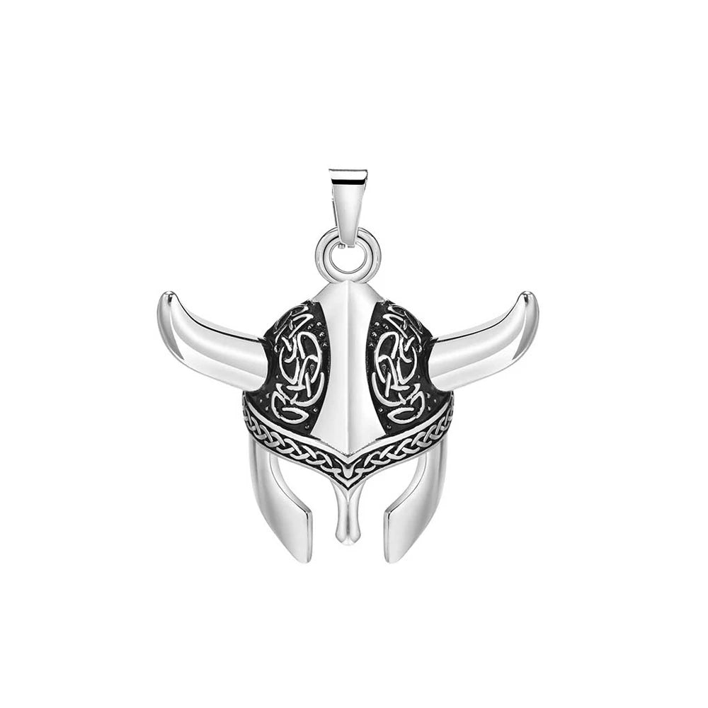 PENDRA Helmetmask Stainless Steel Helmet Mask Pendant