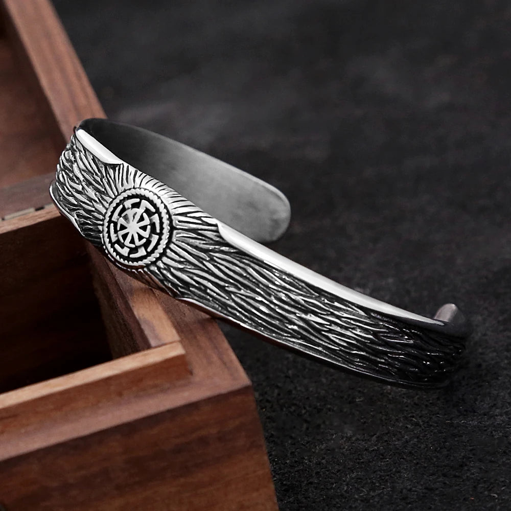 PENDRA Twin Dragon 316L Stainless Steel Bracelet