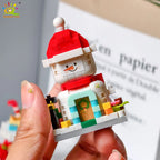 PENDRA Santa Snowman Mini Building Set