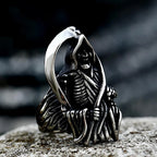 PENDRA Grimreaper Vintage Grim Reaper Skull Ring