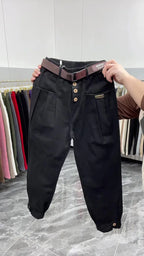 Solid Color Pants Women 2024 New Fashion Spring Autumn Korean Loose Casual Harem Pants Trousers