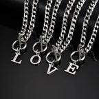 PENDRA Alphabet Letter Chain Necklace