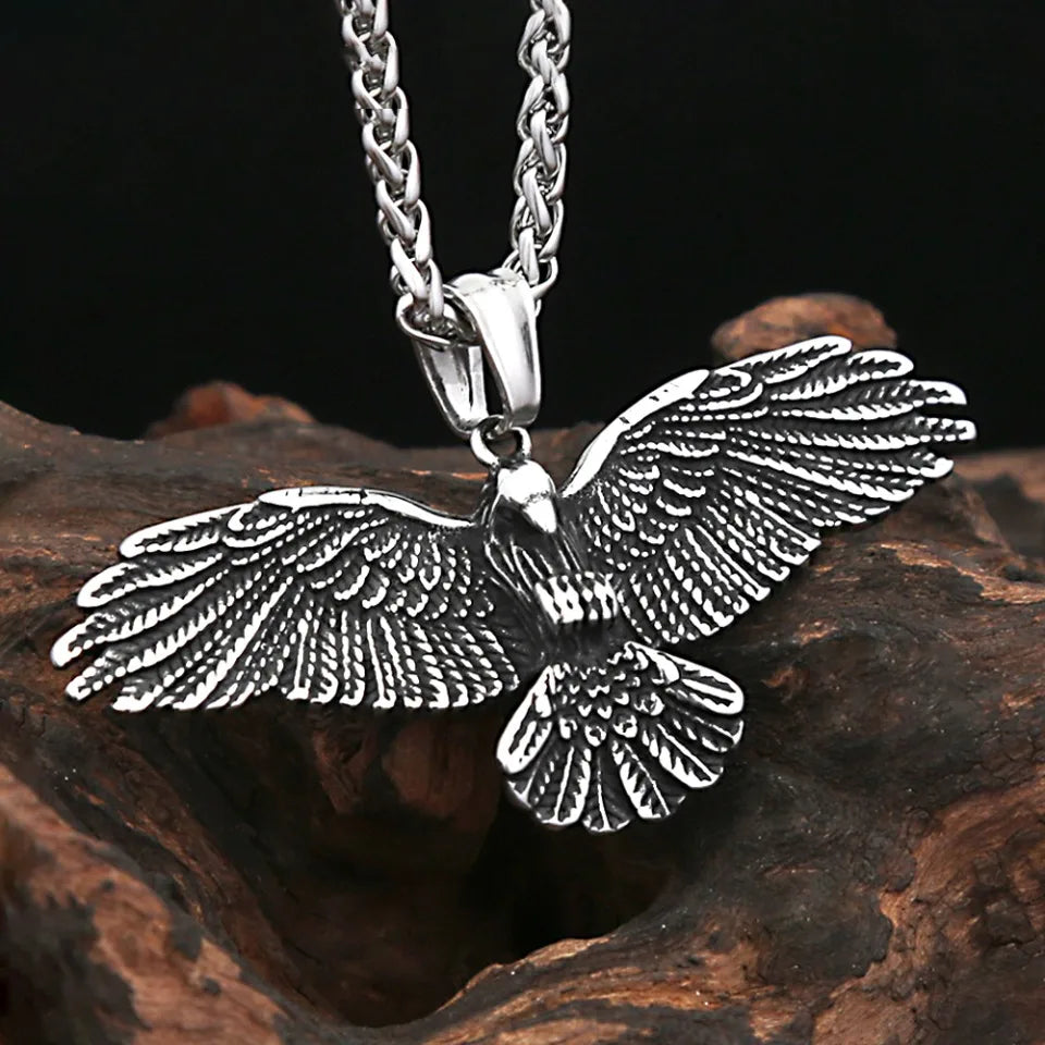 PENDRA Eagleflight 316L Stainless Steel Eagle Pendant