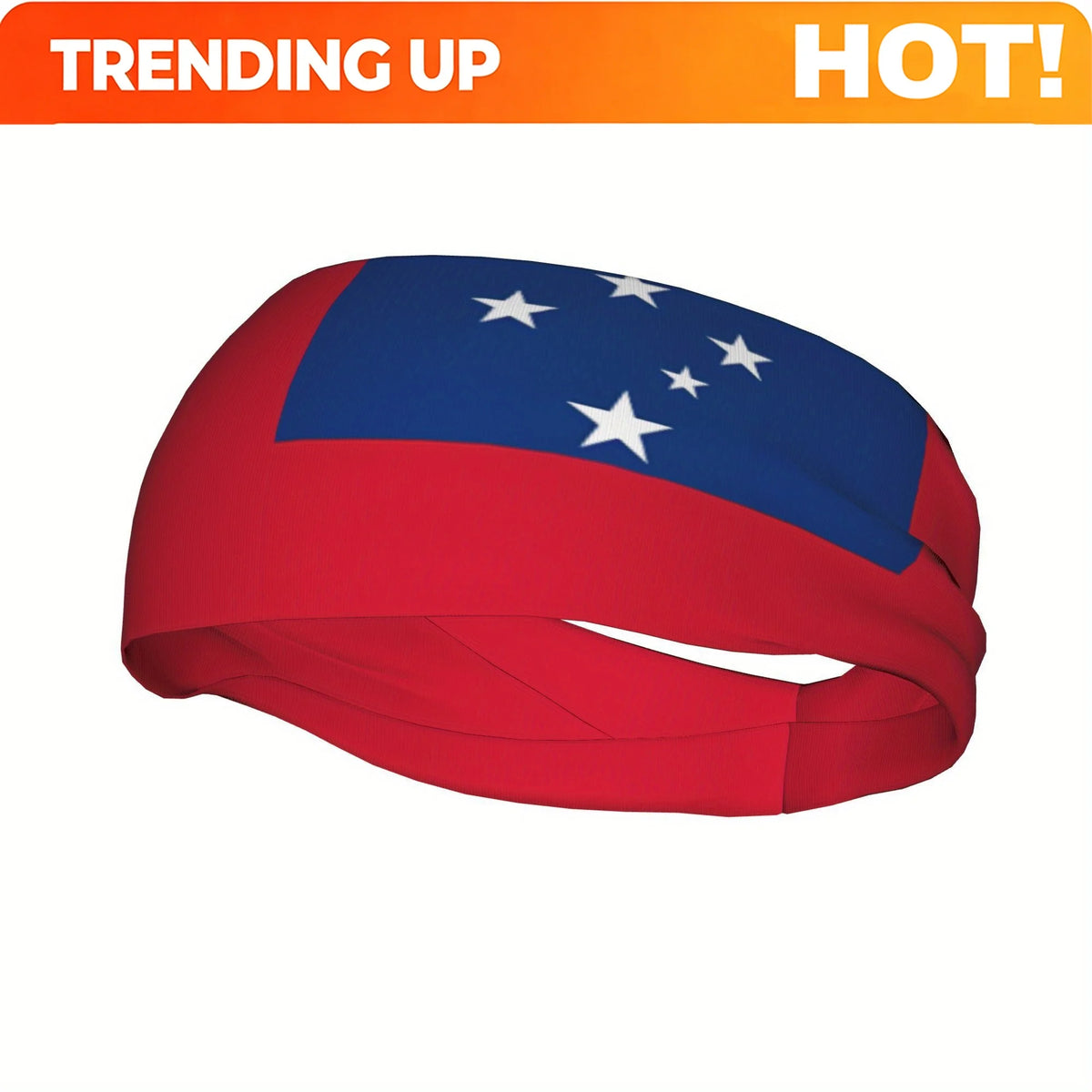 PENDRA Flag Samoa Sports Featuring Headband