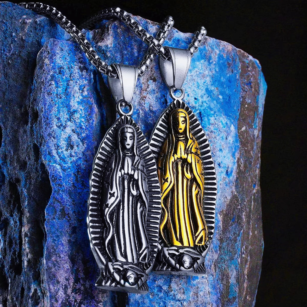 PENDRA Xanthyn Mary Charm Necklace