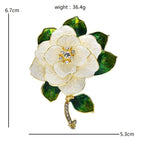 PENDRA Camellia Luxury Camellia Flower Brooch
