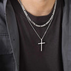 PENDRA Cross Double Pendant Necklace