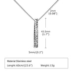 PENDRA Mobius Viking Valknut Pendant Necklace