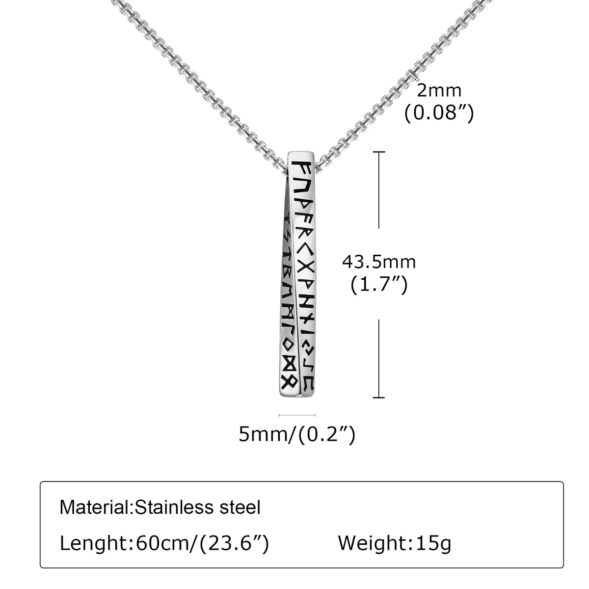 Viking Valknut Pendant Necklace for Men Stainless Steel Stylish Mobius Geometric Neckchain Norse Odin Collar Jewelry for Male