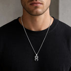 PENDRA Spider Onyx Pendant Necklace
