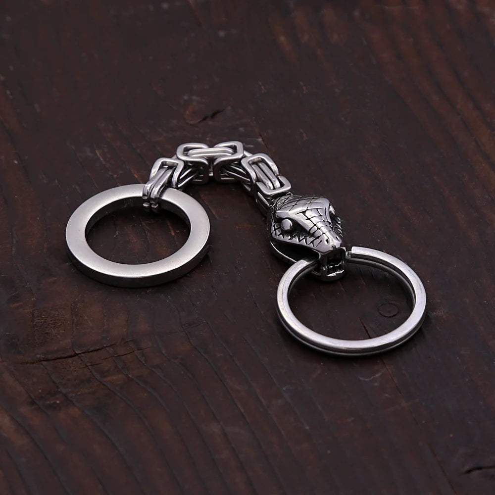 PENDRA Runekey Viking Snake Keychain