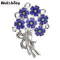 PENDRA Eterna Crystal Flower Bouquet Brooch