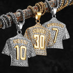 PENDRA Football Jersey Mbapp Steel Necklace