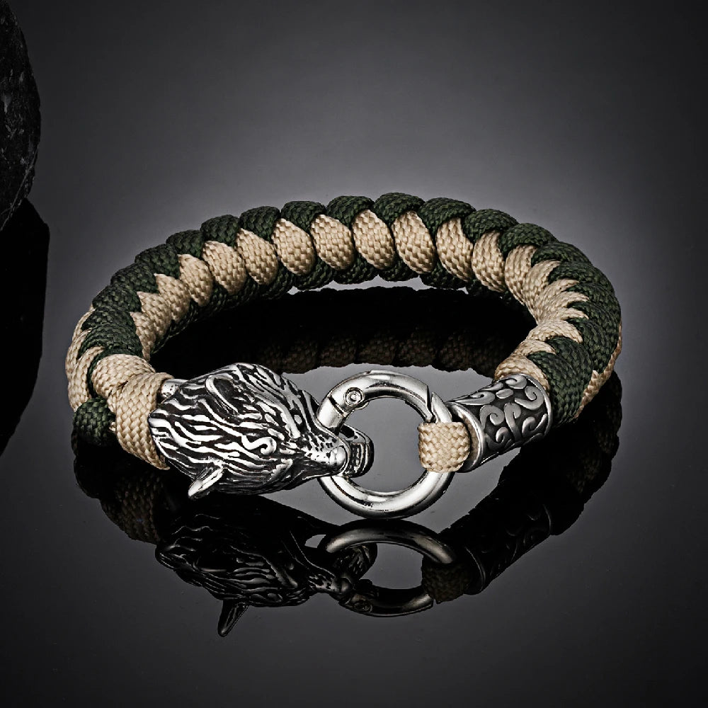 PENDRA Wolf Classic Steel Bracelet