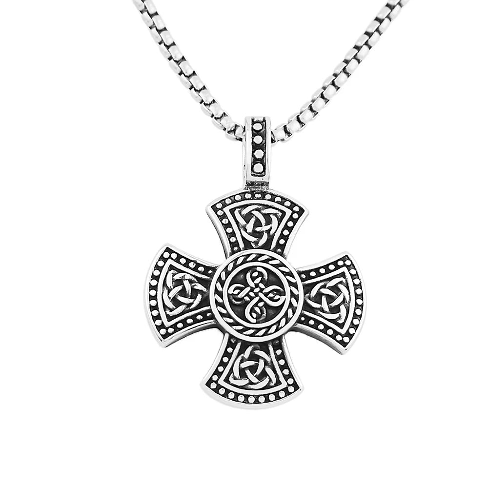 PENDRA Celticknott Cross Celtic Knot Pendant