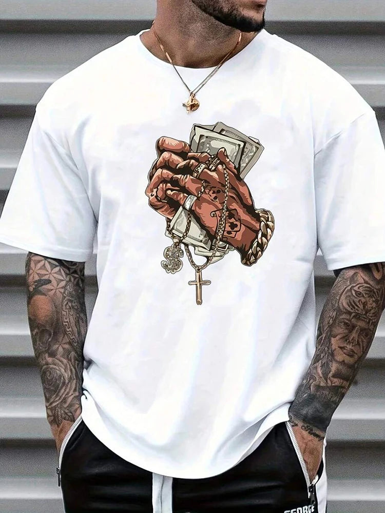 PENDRA Printed Rap Hip T-Shirt