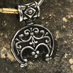 PENDRA Celtic Knot Rune Flower Necklace