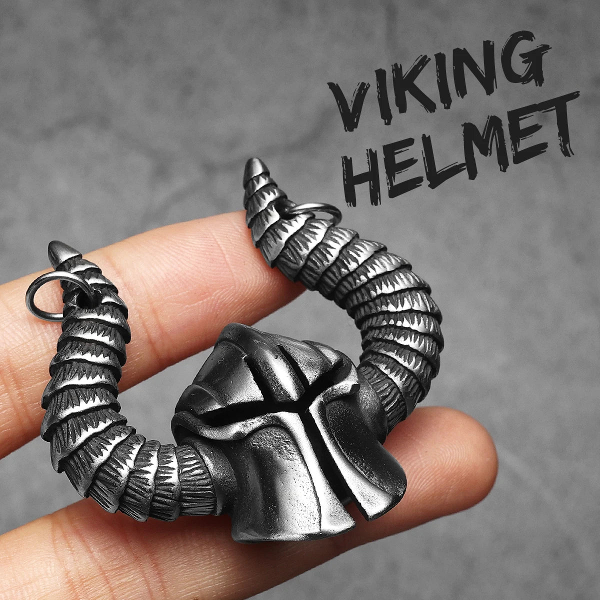 Retro Viking Devil Helmet Men Necklaces Stainless Steel Pendant Chain Women Punk Fashion Jewelry Accessories Gifts Wholesale