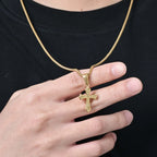 PENDRA Cross 60Cm Pendant Necklace