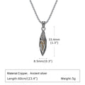 Punk Wishing Stone Necklaces for Men Boys,Trendy Sun Pattern Lion Head Pendant Necklaces,Birthday Anniversary Gift