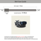 PENDRA Lunaene Cross Gothic Belt