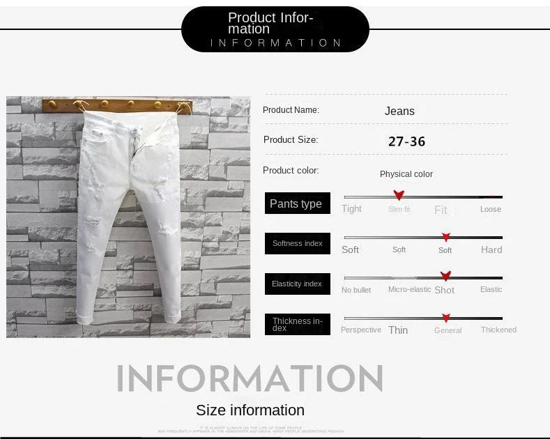 PENDRA Cotton Distressed Streetwear Trousers