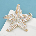 PENDRA Marina Pearl Starfish Brooch