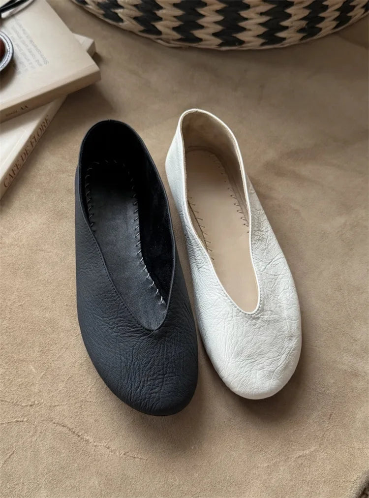 PENDRA Flat Spot Sheepskin Shoes