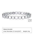 PENDRA Elilora Hematite Bead Bracelet