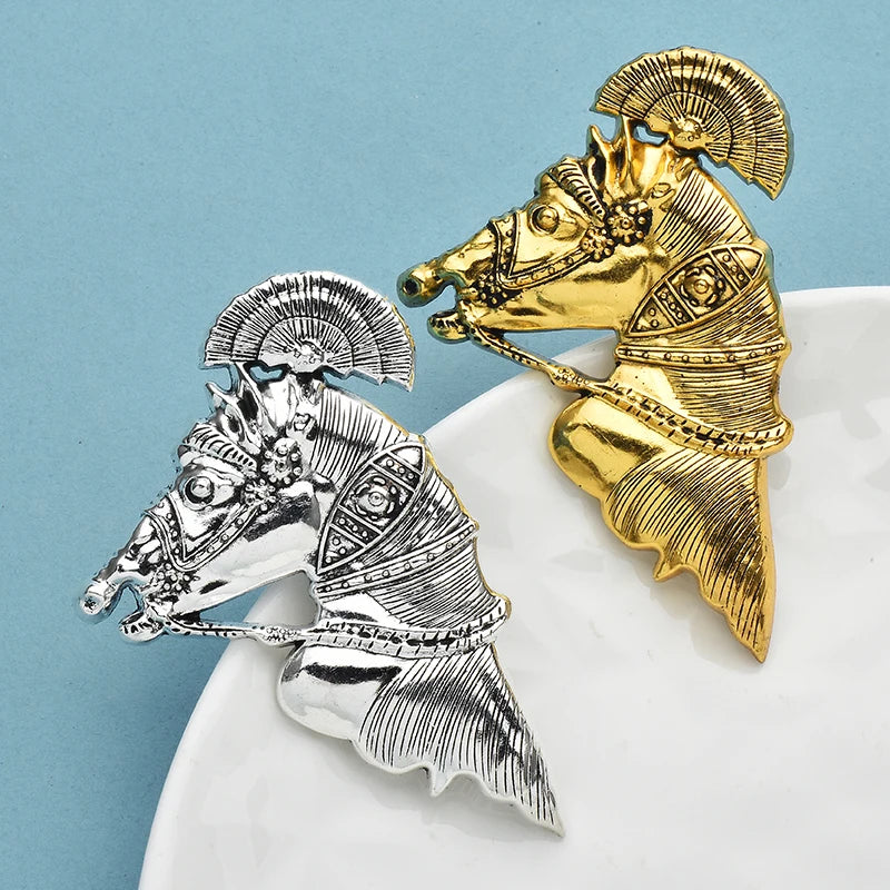 PENDRA Vintage Lovely Horse Brooch
