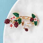 PENDRA Wuli9 Enamel Brooch