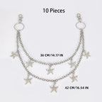 PENDRA Seraellea Star Punk Double-Layer Waist Chain Belt