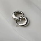 PENDRA Liquid Lava Sterling Silver Earrings