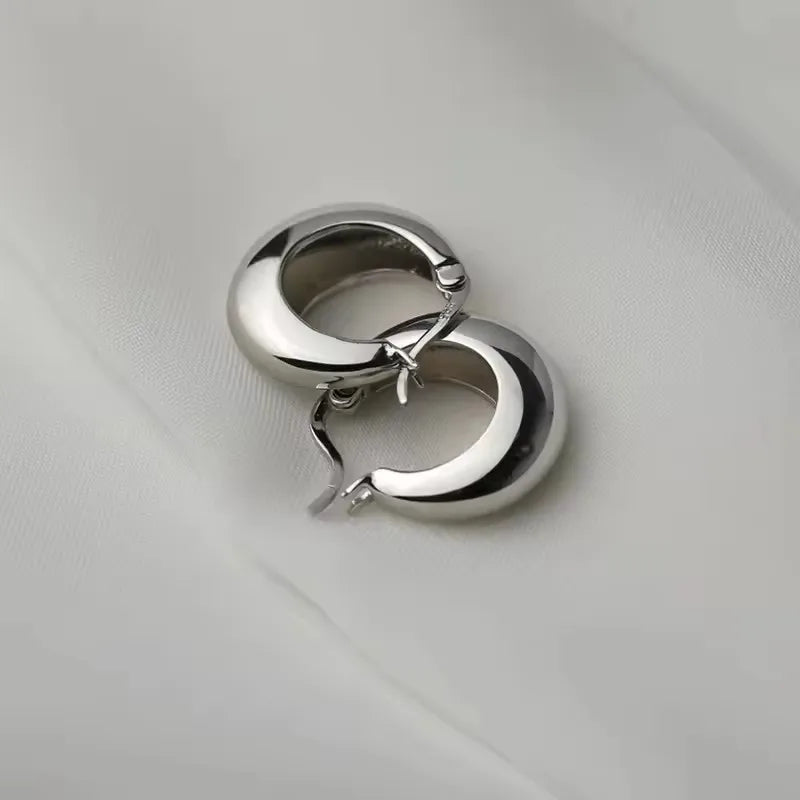 PENDRA Liquid Lava Sterling Silver Earrings