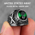 PENDRA Rhinestone Steel Ring