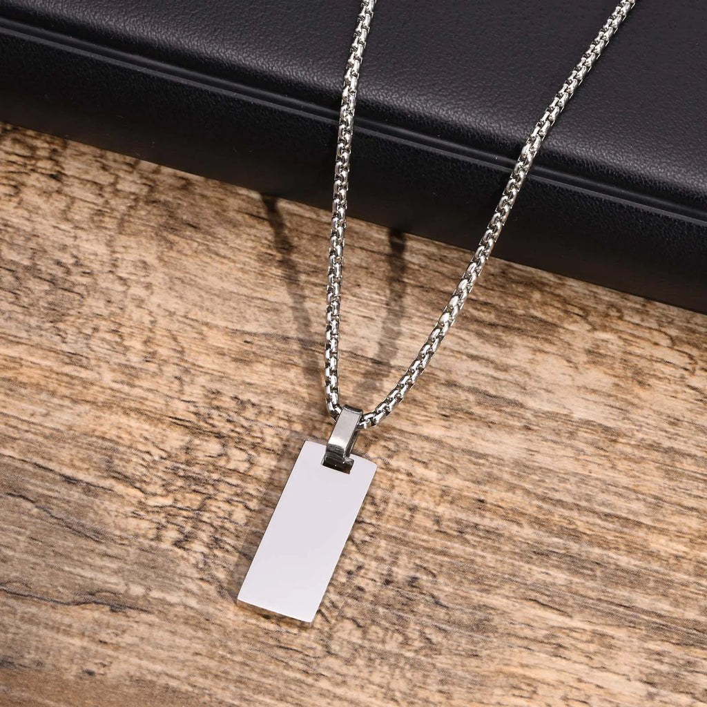 PENDRA Bar Initial Pendant Necklace