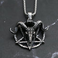 PENDRA Goatpentagram Pentagram Goat Head Pendant