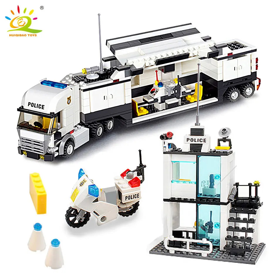 PENDRA Police Station Prison Building Set