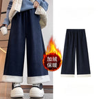 PENDRA Corduroy Splicing Lamb Pants