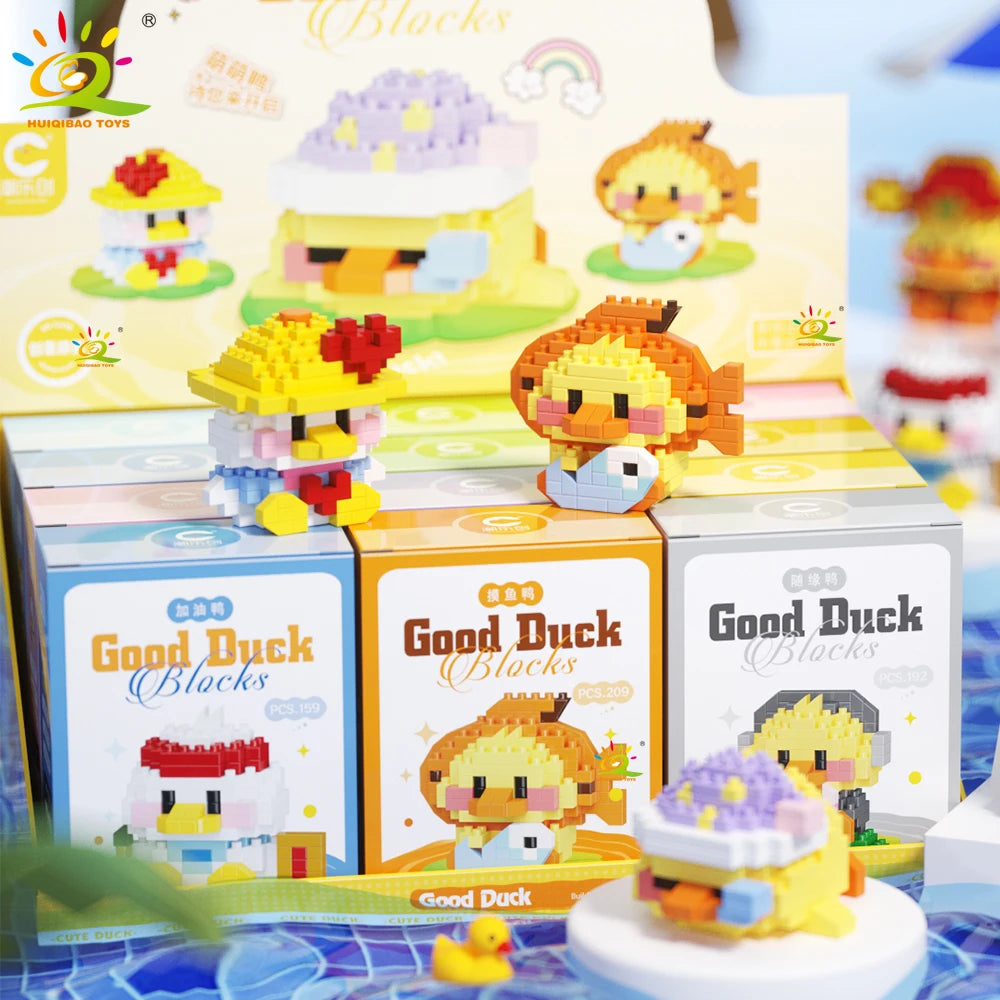 PENDRA Cute Duck Micro Building Set