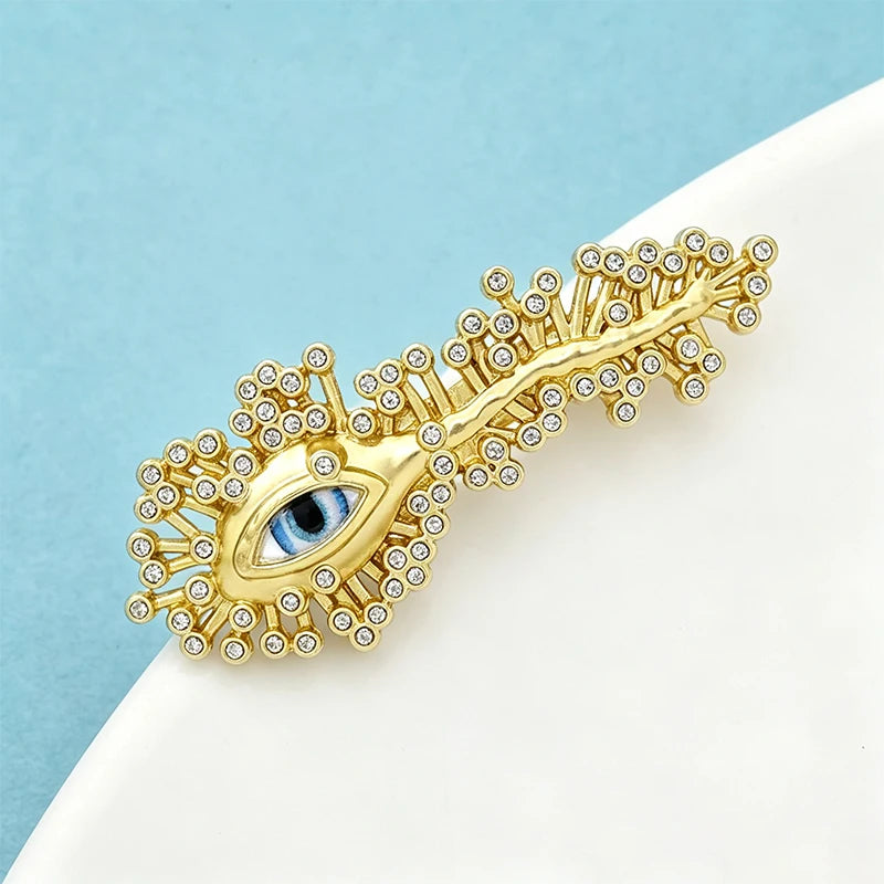 PENDRA Charming Artistic Eye Brooch